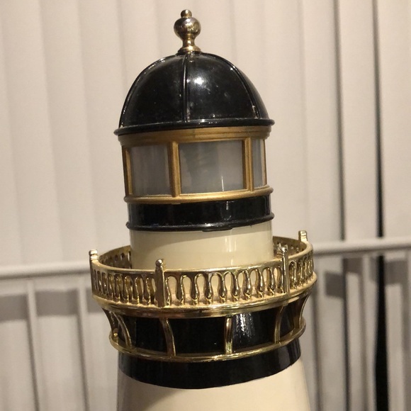 Vintage Lighthouse Clock with music box and thermometer - Picture 14 of 15